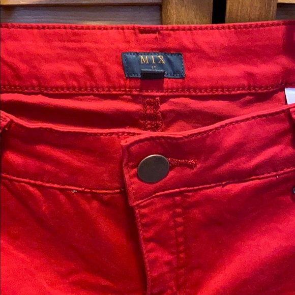 NWT Apple red capri jeans - Picture 7 of 7
